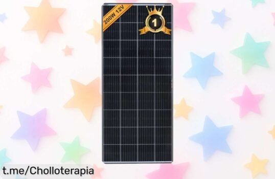 Panel solar disfrutable Enjoy Solar 200W, ideal para autocaravanas y balcones, ahora a un precio irreal que te hará sonreír, ¡no dejes pasar esta oferta única!