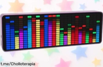 Pantalla de espectro musical con 384 LEDs que anima tu música con sus colores y efectos visuales, ¡ahora a un precio de ganga que no puedes dejar escapar!
