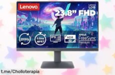 Pantalla gaming Lenovo LOQ 2410 de 24” a precio loco: disfruta de tus juegos sin lag ni fantasmas y siente la adrenalina como nunca. ¡Aprovecha este super chollo ya!