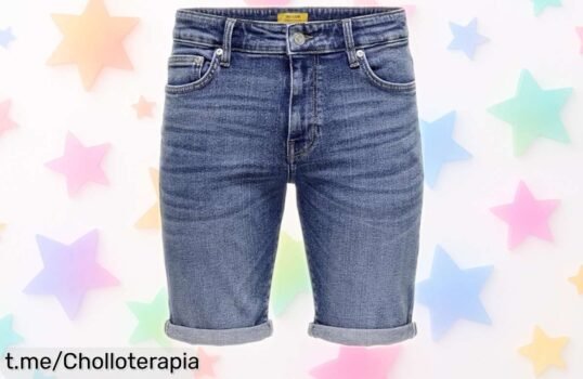 Pantalones cortos Only & Sons para hombre a precio de regalo, corte entallado que realza tu estilo y ¡aprovecha antes que se acaben!