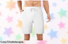 Pantalones cortos de algodón AUYAO para hombre: libertados y prácticos a un precio loco que no puedes dejar escapar ¡aprovéchalo antes de que se acaben!