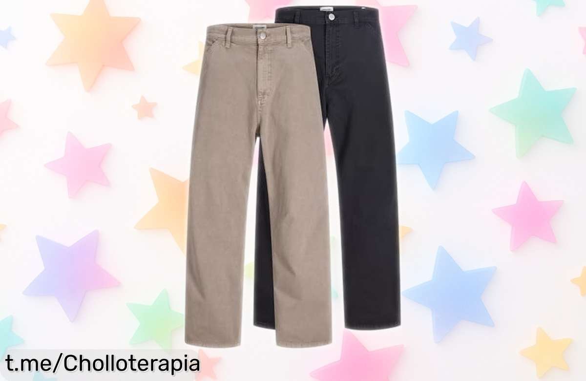 Pantalones worker JACK & JONES en pack de 2, super ganga que te flipará; ¡aprovéchalos antes de que volen!