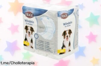Paquete de 12 pañales para perros Trixie a precio loco: absorción rápida y ajuste perfecto, olvídate del lío y disfruta más con tu peludo amigo. ¡No te quedes sin ellos!