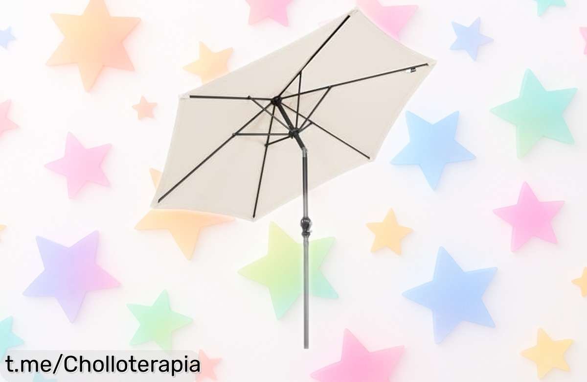 Parasol de jardín Angel Living, el ofertón que necesitas para disfrutar del sol sin complicaciones: precio rebajado y fácil manejo, ¡no dejes pasar esta oportunidad única!