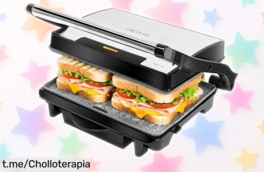 Parrilla eléctrica Cecotec Rock’Ngrill 1500: cocina fácil y rápida con un rebajón increíble, ¡lleva a casa este chollazo y sorprende en cada comida!