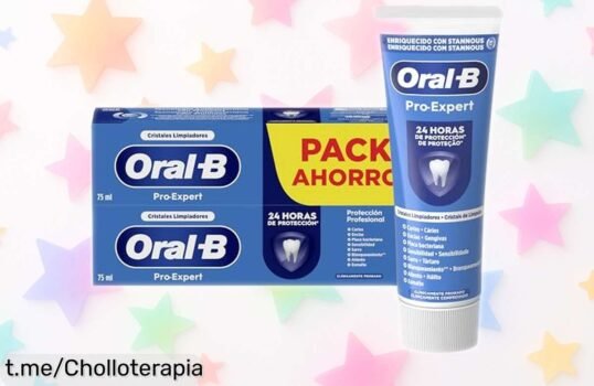 Pasta de dientes Oral B Pro Expert en pack ahorro dobles a precio loco, protege tus encías y disfruta de una frescura inigualable. ¡No te quedes sin tu sonrisa brillante hoy!