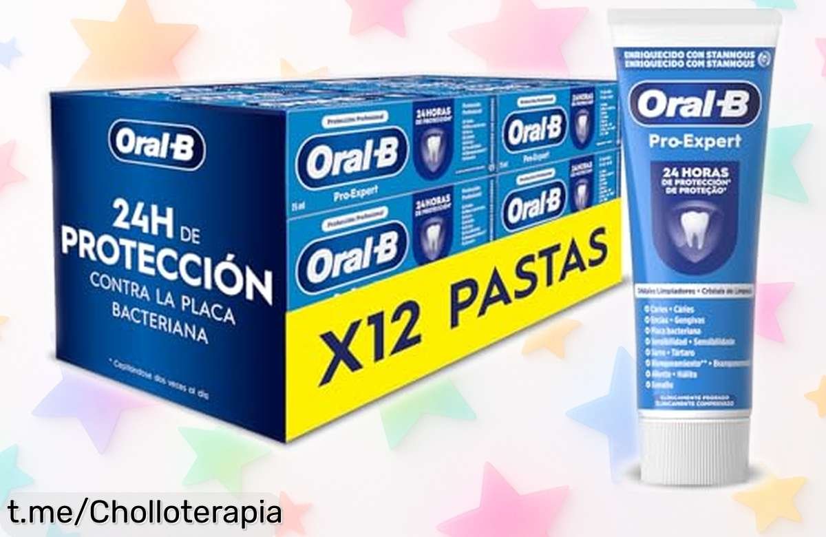 Pasta de dientes OralB ProExpert en pack de 12, el ofertón que cuida tus dientes y te da frescor todo el día. ¡No te quedes sin ella y siente la diferencia!