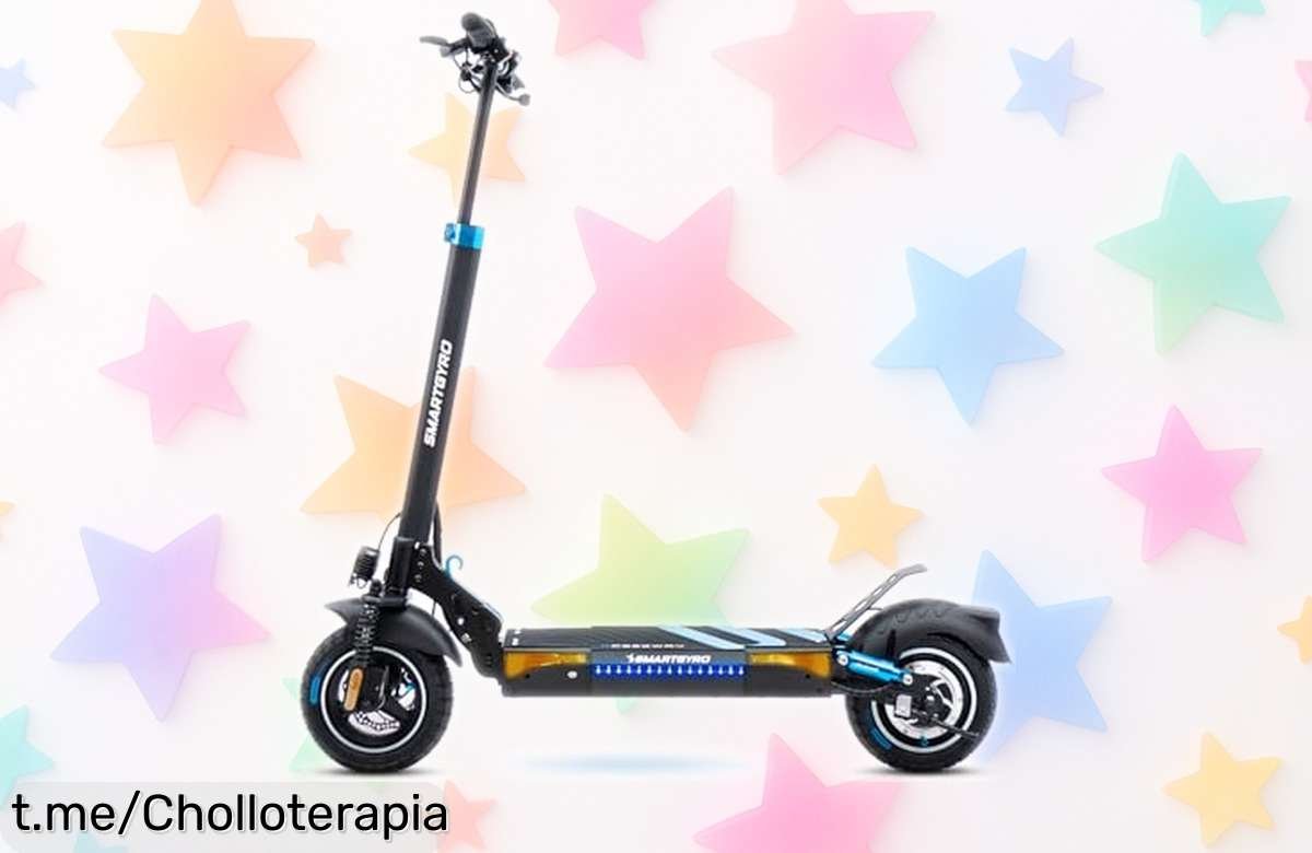 Patinete eléctrico SMARTGYRO Speedway de 500W, velocidad hasta 25 km/h y seguridad total… ¡todo a un precio que no vas a poder creer! Aprovecha esta oferta antes de que desaparezca.