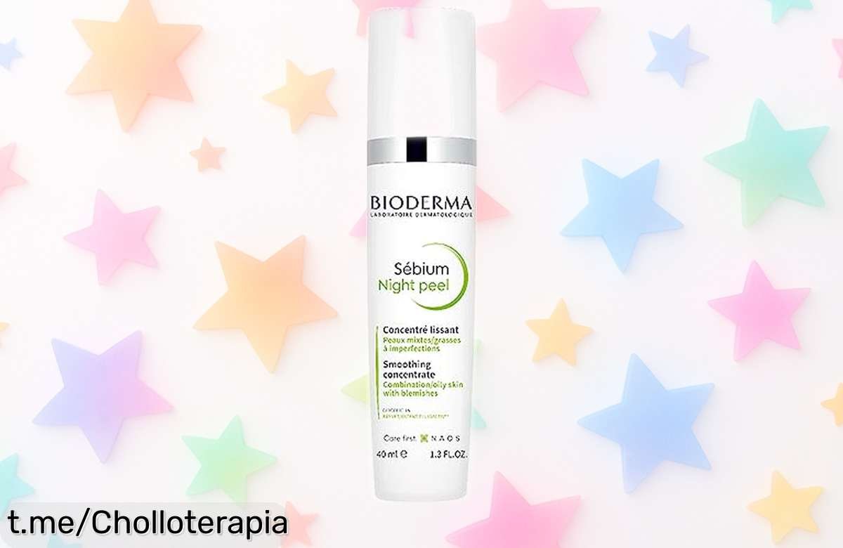 Peeling concentrado de noche BIODERMA Sébium Night Peel: Piel suave al instante por un precio de escándalo, ¡no te quedes sin el tuyo y despierta radiante!