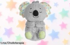 Peluchito de koala FisherPrice con luces, música y respiración personalizada a precio loco: el sueño dulce que tu bebé merece ¡no lo dejes escapar!