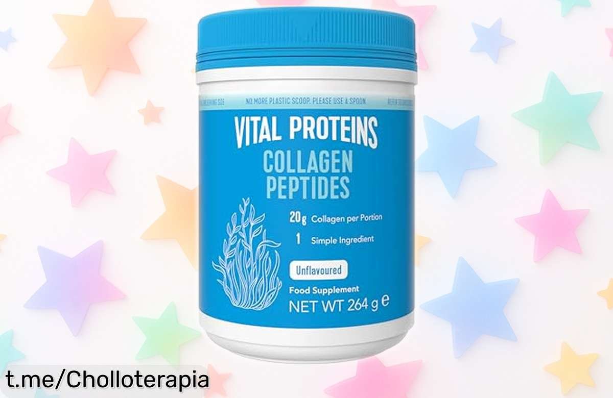 Péptidos de colágeno Vital Proteins en polvo para una piel radiante y uñas fuertes a un precio nunca visto, ¡apúntate al cambio antes de que se acabe este super chollo!