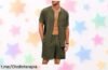 Pijama de algodón Ekouaer para hombre, cómodo y cool, súper chollo que no puedes dejar pasar; dale a tus días en casa o playa un toque especial antes que se agote esta oferta.
