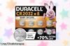 Pilas de botón Duracell CR2032 en pack de 8 a precio loco, con una duración increíble y seguridad extra para los peques. ¡Aprovecha este ofertón antes que se agoten!