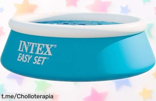 Piscina hinchable redonda Intex para 2 personas, monta en 10 minutos y a un precio de escándalo. ¡Refresca tus días calurosos ya mismo!