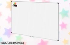 Pizarra blanca magnética Amazon Basics con todo incluido: ordena tu espacio y libera tu mente a un precio irresistible que no querrás dejar escapar.