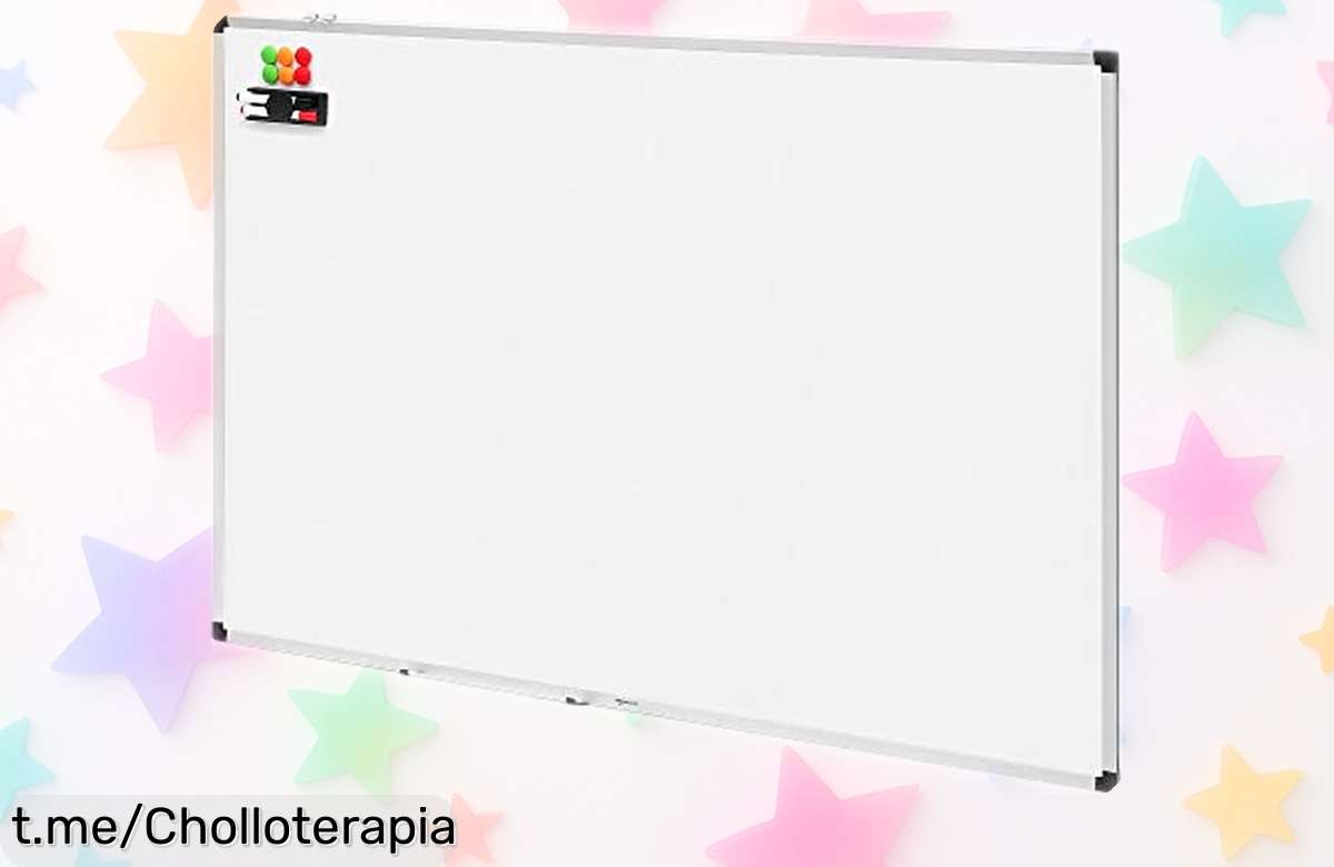 Pizarra blanca magnética Amazon Basics con todo incluido: ordena tu espacio y libera tu mente a un precio irresistible que no querrás dejar escapar.