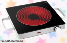 Placa de cocina ProfiCook PCEKP 1210 que calienta en un instante y sirve para cualquier olla, ¡no te pierdas este ofertón a precio tirado! Cocina como un pro ahora mismo.