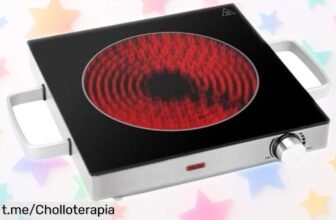 Placa de cocina ProfiCook PCEKP 1210 que calienta en un instante y sirve para cualquier olla, ¡no te pierdas este ofertón a precio tirado! Cocina como un pro ahora mismo.