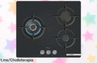 Placa de gas Bosch Serie 6 con 3 zonas: cocina como un chef y aprovecha este ofertón brutal antes de que se acabe, ¡hazte una comida increíble hoy mismo!