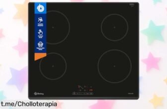 Placa de inducción Balay 3EB861FR: un ofertón que revitaliza tu cocina con control táctil fácil y calienta en un abrir y cerrar de ojos. ¡Cocina como nunca antes!