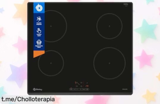 Placa de inducción Balay 3EB861FR: un ofertón que revitaliza tu cocina con control táctil fácil y calienta en un abrir y cerrar de ojos. ¡Cocina como nunca antes!