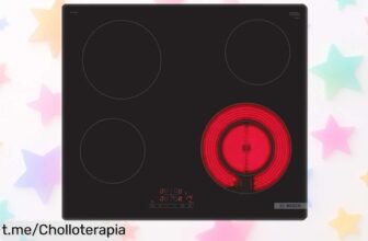 Placa vitrocerámica Bosch Serie 4 con control táctil fácil que hace de cocinar un placer, ¡ahora a un precio de escándalo! No te quedes sin ella y mejora tus comidas ya.