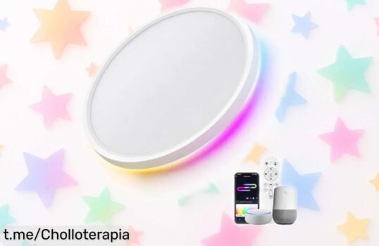 Plafón LED inteligente LuminexDesigns que transforma tu hogar. ¡No dejes escapar este ofertón y crea el ambiente perfecto con luz regulable! ¡Aprovecha antes de que se acabe!
