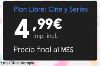 Plan único para disfrutar cine y series sin parar a un precio de escándalo que no querrás perder. ¡Hazte con él antes de que desaparezca!