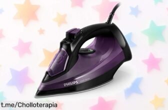 Plancha de vapor Philips Serie 5000, rápida y potente: un ofertón que dejará tu ropa impecable y te ahorrará tiempo. ¡No dejes pasar esta oportunidad única!
