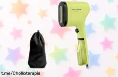 Plancha de vapor vertical Rowenta Pure Pop que está lista en 15 segundos y elimina arrugas con un precio loco, ¡no te la puedes perder!