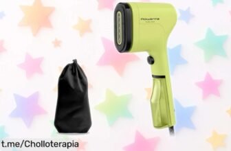 Plancha de vapor vertical Rowenta Pure Pop que está lista en 15 segundos y elimina arrugas con un precio loco, ¡no te la puedes perder!