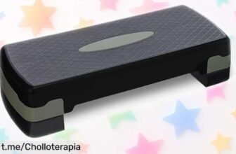 Plataforma de step Amazon Basics ajustable y compacta. ¡No te pierdas este ofertón impar! Entrena cómodo en casa al mejor precio, mientras te pones en forma a tu ritmo.