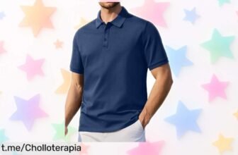 Polo básico de algodón COOFANDY con tejido que absorbe el sudor, un ofertón inesperado que hará sentirte genial en cualquier ocasión. ¡No dejes pasar esta oportunidad!