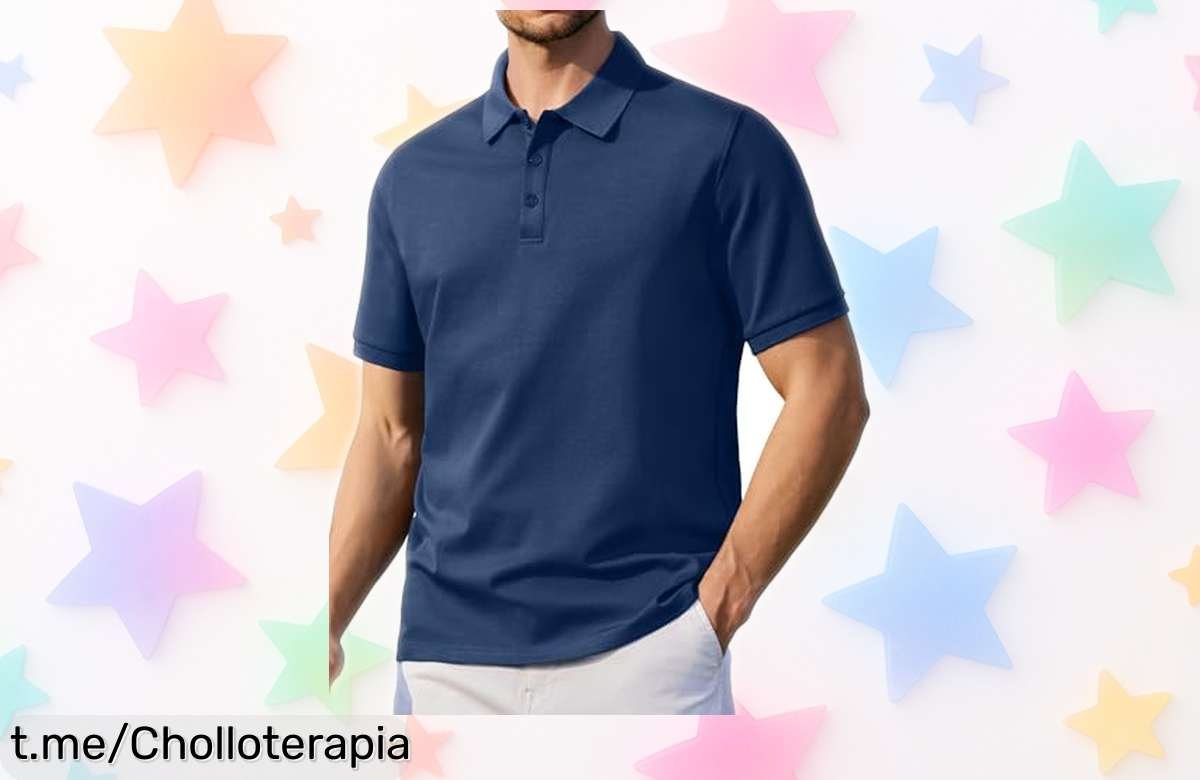 Polo básico de algodón COOFANDY con tejido que absorbe el sudor, un ofertón inesperado que hará sentirte genial en cualquier ocasión. ¡No dejes pasar esta oportunidad!