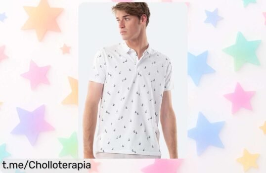 Polo de hombre TEX con estampado único para un look diario a un precio de escándalo ¡Renueva tu armario ahora y marca la diferencia sin pensarlo!
