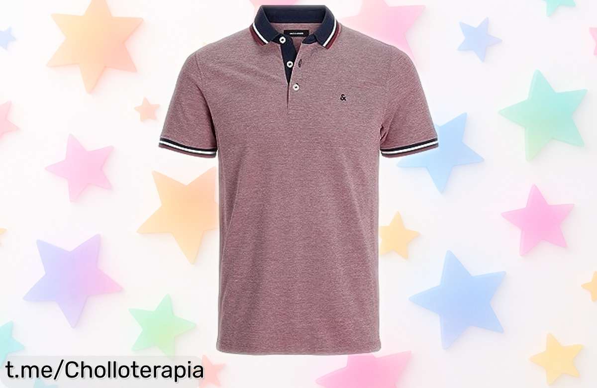 Polo entallado JACK & JONES con diseño único y elegante a precio loco que no volverás a ver: ¡Vístete de estilo antes de que se agote!