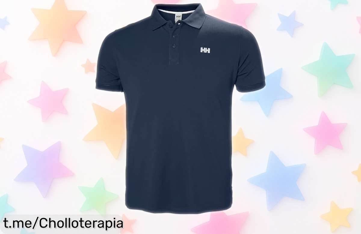 Polo para hombre Helly Hansen Driftline que seca al instante, ideal para tus aventuras. ¡No dejes pasar este precio de escándalo y luce increíble hoy mismo!