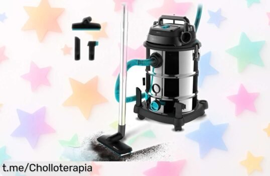 Potente aspirador de sólidos y líquidos Conga Rockstar Wet & Dry Steel Pro, precio rebajado en un ofertón que hará brillar cada rincón de tu hogar. ¡Hazte con él antes de que se agote!