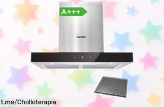 Potente campana extractora COMFEE' TSHM77SS60 con control por gestos, ¡rebajada y lista para eliminar olores al instante! No dejes pasar este super chollo, tu cocina lo merece.