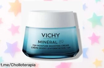 Potente crema hidratante Mineral 89 de Vichy que trae un chorro de frescura para tu piel, ahora a precio regalado. ¡No te pierdas esta oportunidad única y dale a tu rostro el cariño que merece!