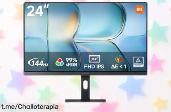 Potente monitor de 24” Full HD Xiaomi A24i con colores increíbles y 144Hz a un precio loco; ¡no dejes pasar este chollazo que te encantará!