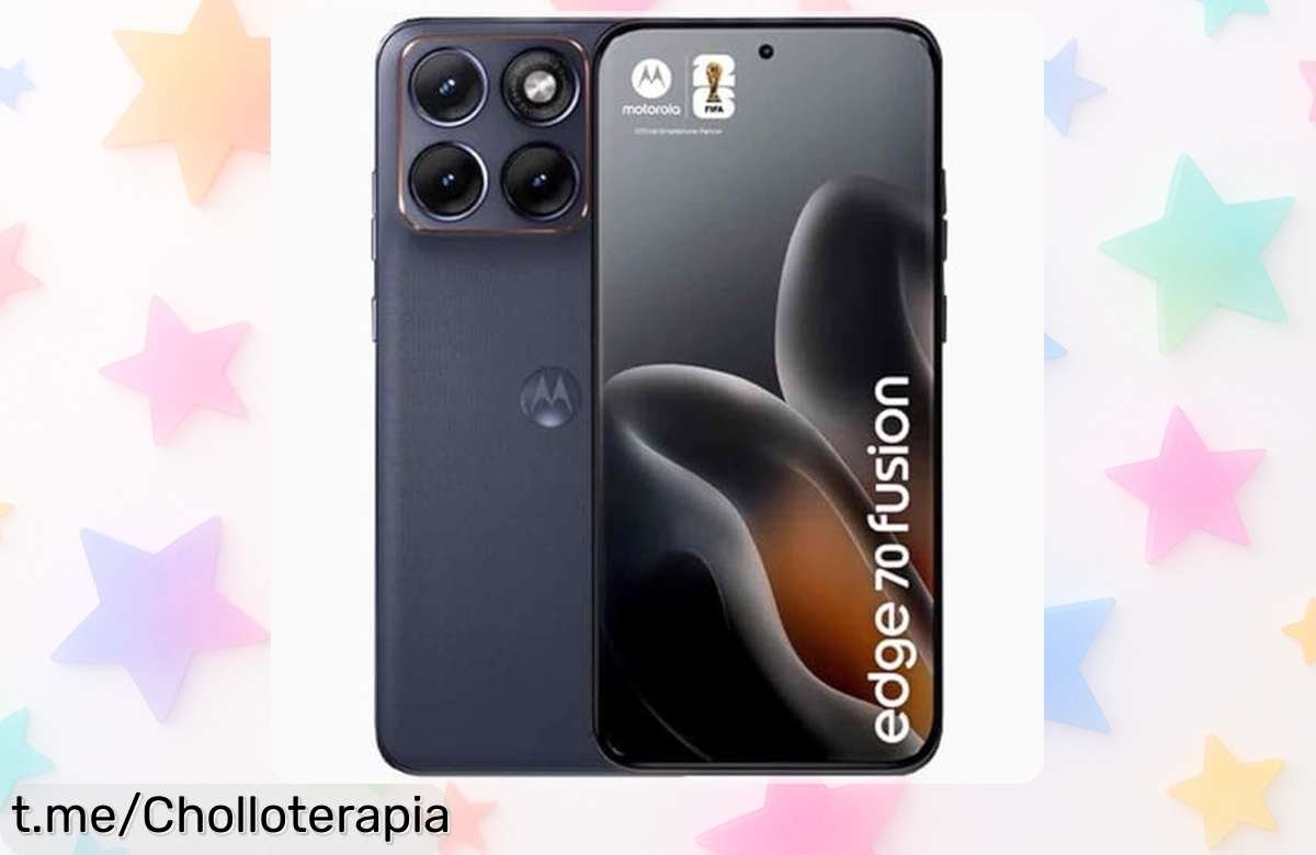 Potente móvil Motorola Edge 70 Fusion, elegante y rápido como un rayo, ¡esta oferta no la verás todos los días! Aprovecha este super chollo ahora mismo y dale a tus emociones lo que merecen.