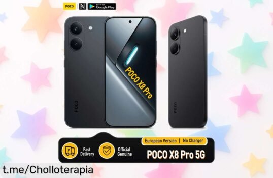 Potente móvil POCO X8 Pro 5G con pantalla AMOLED y cámara que flipa, ahora a un precio loco que no te esperas. ¡No dejes escapar esta oportunidad!