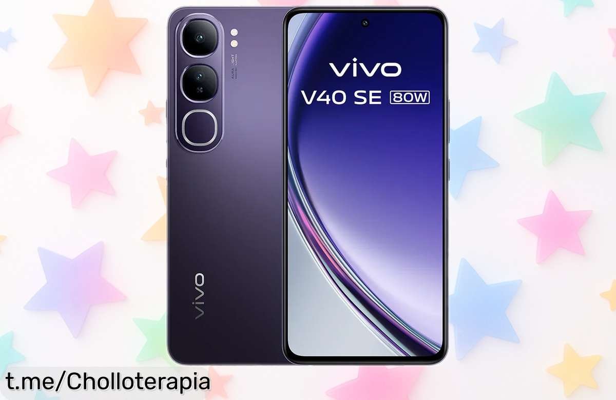 Potente móvil VIVO V40 SE: pantalla AMOLED 120Hz y cámara de 50MP a precio de risa. ¡Apresúrate, no querrás quedarte sin el tuyo!