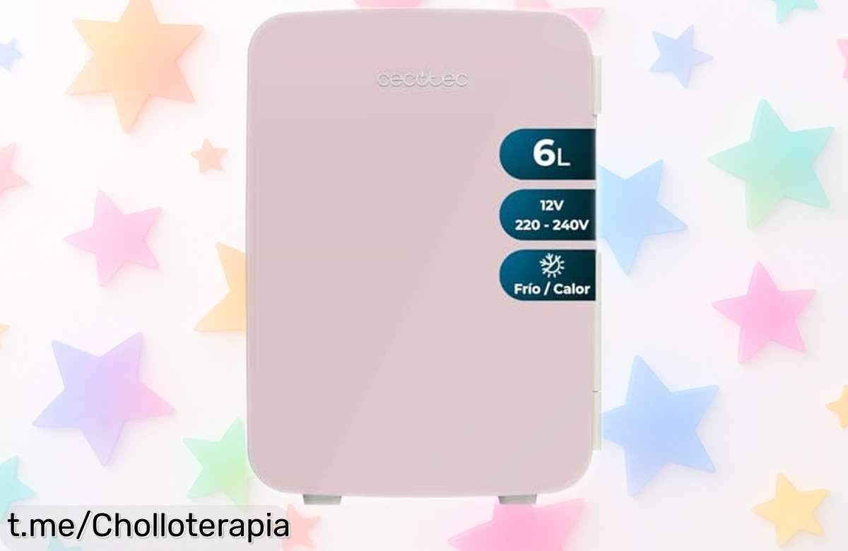 Potente nevera pequeña Cecotec Bolero MiniCooling 6L, ¡rebajada y lista para tus aventuras! Mantén tus bebidas frías o calientes donde quieras, no dejes escapar esta oportunidad única.