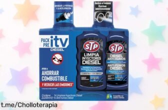 Potente pack STP para diésel con limpia inyectores y antihumos, ahorra gasoil mientras cuidas tu motor. ¡Últimos disponibles! No dejes escapar este ofertón que te hará sonreír al conducir.