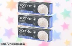Potente pasta de dientes Biomed Calcimax en pack de 3: ¡Cuidado para el esmalte y protección contra caries a precio loco que alegrará sonrisas! ¡Aprovecha esta oferta ya!