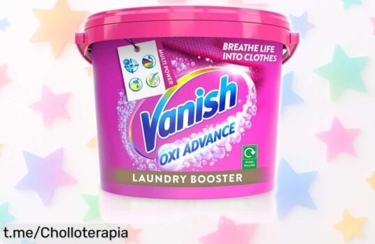 Potente polvo quitamanchas Vanish Crystal White Oxi Action 2,4 kg a precio rebajado: devuelve el brillo a tu ropa y despídete de las manchas ¡Aprovecha este ofertón y renueva tu armario ya!