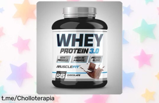 Potente proteína WHEY 3.0 de MuscleFit, pack de 2 kg a precio rebajado, recupera tus músculos rápidamente y ¡recíbelo en solo 24-48 horas! No te lo pierdas, es una oportunidad única.