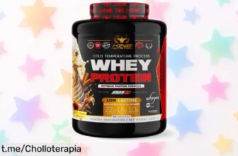 Potente proteína concentrada King Nutrition de 2 kg a precio loco: ¡Carga músculo y saca tu mejor versión sin dejarte el sueldo!